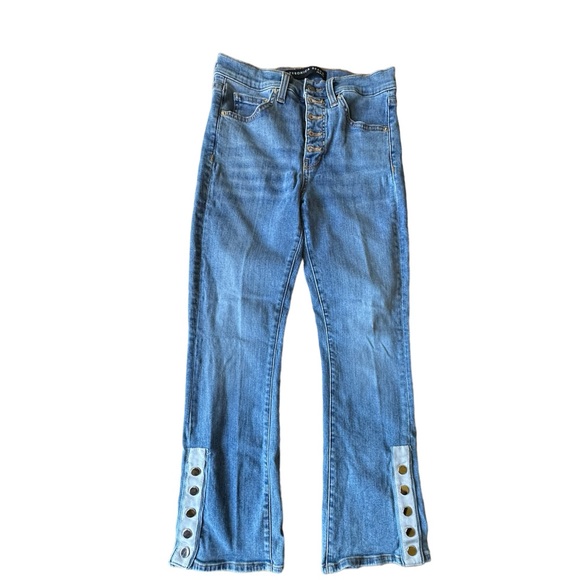 Veronica Beard Carolyn High Waisted Baby Bootcut Jeans Size 27 - Picture 4 of 6